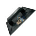 Desempenadeira Pvc Giraldi Preto Corrugada 18X30