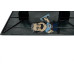 Desempenadeira Pvc Giraldi Preto Corrugada 18X30