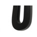 Numero 3D Pvc Deplasti 0 Preto 13Cm