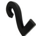 Numero 3D Pvc Deplasti 2 Preto 13Cm