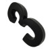 Numero 3D Pvc Deplasti 3 Preto 13Cm