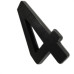 Numero 3D Pvc Deplasti 4 Preto 13Cm