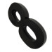 Numero 3D Pvc Deplasti 8 Preto 13Cm