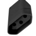 Pino Femea Perlex 2P+T 10A Preto 2043 - Kit C/10 Unidades