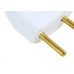Pino Macho Perlex 2P 10A Branco 1041 - Kit C/10 Unidades