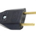Pino Macho Perlex 2P 10A Preto 1041 - Kit C/10 Unidades