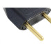 Pino Macho Perlex 2P 10A Preto 1041 - Kit C/10 Unidades