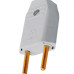 Pino Macho Perlex 2P 20A Cinza 1046 - Kit C/10 Unidades