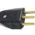 Pino Macho Perlex 2P+T 10A Preto 1043 - Kit C/10 Unidades