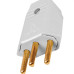 Pino Macho Perlex 2P+T 20A Cinza 1048 - Kit C/10 Unidades