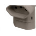 Pino Tres Saidas Perlex 2P+T 10A Cinza 345
