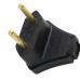 Pino Triang.Perlex 2P 10A Preto 2044 - Kit C/10 Unidades