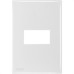 Espelho Placa Radial Mod.Ouro Branco 4X2 1Mod 1709003