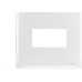 Espelho Placa Radial Mod.Ouro Branco 4X2 2Mod Dis 9004