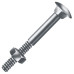 Parafuso Frances 1/4 X 2 1/4 Jomarca - Kit C/2 Centos