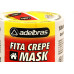 Fita Crepe Adelbras Mask-710 18Mmx50Mt - Kit C/6 Unidades