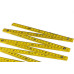 Metro Eco Plastico Simples Amarelo - Kit C/10 Unidades