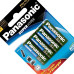 Pilha Panasonic Pequena Aa Cartela 4 Pecas Um-3Shs