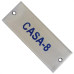 Placa Esmaltada Caiado 3X8 Casa 8