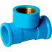 Viqua Azul Tee Liso Liso Rosca 20Mm X 1/2''  - Kit C/10 