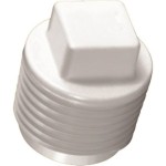 Plug Branco Krona Rosca Rosca 1/2'' 293 - Kit C/50 