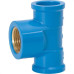 Tee Azul Amanco Liso/Liso/Rosca 20Mm X 1/2'' 10422/11842 - Kit C/24 