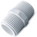 Niple Branco Amanco Rosca/Rosca 3/4'' X 3/4'' 10199/11759 - Kit C/20 