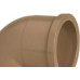 Cotovelo Marrom Tigre Liso Liso 40Mm X 90''  - Kit C/15 