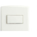 Conjunto Siena 4X2 Branco Com Placa (1Simples+1Paralelo Horizontal) 6522