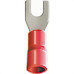 Pre-Isolado Crimper Forquilha 0,5/1,5 Vermelho M4 Tpf214 100pcs Fr2464-C