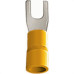 Pre-Isolado Crimper Forquilha 4/6 Amarelo M 3 Tpf23-3  100pcs Fr2491