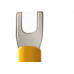 Pre-Isolado Crimper Forquilha 4/6 Amarelo M 3 Tpf23-3  100pcs Fr2491