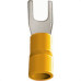 Pre-Isolado Crimper Forquilha 4/6 Amarelo M 4 Tpf23-4  100pcs Fr2492