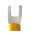 Pre-Isolado Crimper Forquilha 4/6 Amarelo M 4 Tpf23-4  100pcs Fr2492