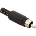 Plug Adaptador Rca Preto 591 - Kit C/10 