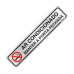 Placa Sinalizacao Aluminio 05X25 ''Ar Condicionado'' 100An