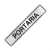 Placa Sinalizacao Aluminio 05X25 ''Portaria'' 100Dd