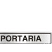 Placa Sinalizacao Aluminio 05X25 ''Portaria'' 100Dd