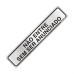 Placa Sinalizacao Aluminio 05X25 ''Nao Entre Sem Ser Anunciado'' 100Dg