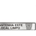 Placa Sinalizacao Aluminio 05X25 ''Manter Local Limpo'' 100Dh