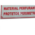 Cerca Perimetral Placa Aviso''Material Perfurante'' Plkp