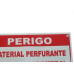 Cerca Perimetral Placa Aviso''Material Perfurante'' Plkp