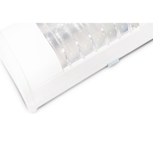 Luminaria Aletada Viewlux Ta6 Com 1 Soquete E27 Branca 27Cm -01