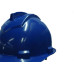 Capacete Com Carneira Ledan Plastico Azul 2537