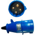 Pino 3 Polos+Terra Steck 220V 16A Azul N4079