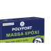 Adesivo Epoxi Massa Polyfort 50Gr Pulvitec Da004 - Kit C/12 