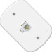 Conjunto Fame 4X2 Branco Com Placa 1Tomada Rj45 