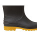 Bota Calformax Preta Solado Amarelo (Cano Medio)35/36 Cmp809 S/F