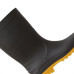 Bota Calformax Preta Solado Amarelo (Cano Medio)43/44 Cmpa509 S/F