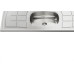 Pia Inox Ghel Plus 1,20M Para Cozinha 10.01.03401